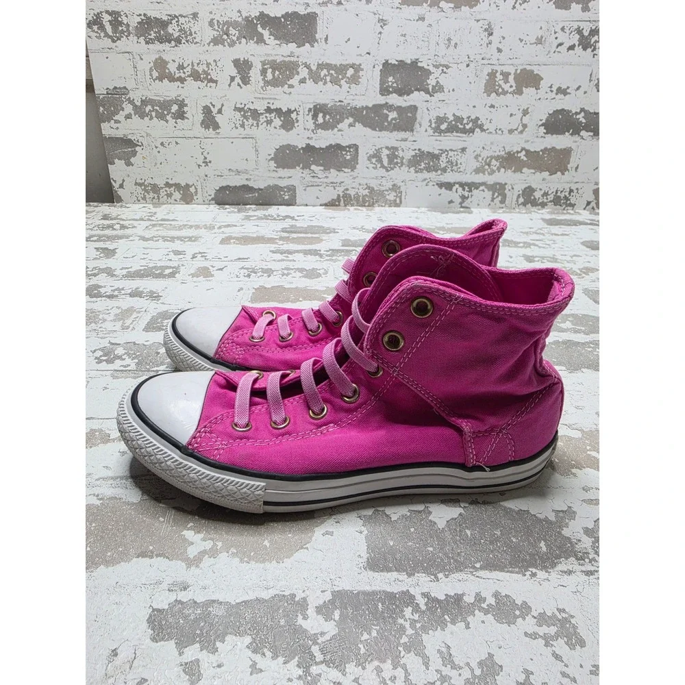 Converse Chuck Taylor All Star Pink High Top Sneakers Junior 5 643850F